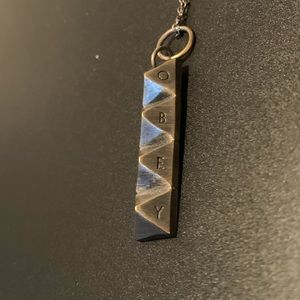 Obey Men’s 25HR Pyramid Necklace